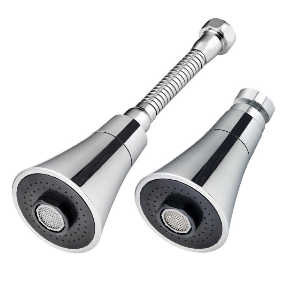 Universal Kitchen Water Faucet Adjustable Pressure 360 Degree Rotating Water Tap Head Water Saving Shower Faucet Nozzle Adapter