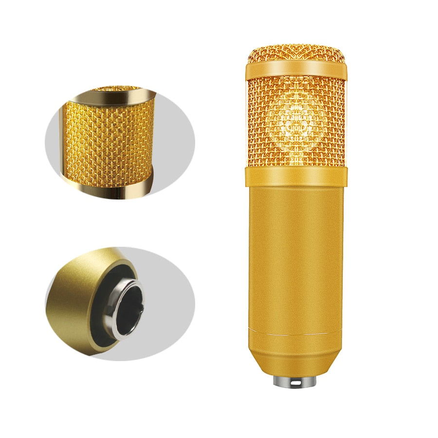 Professional microfone BM 800 Karaoke Microphone Condenser Microphone Kits Bundle Microphone for Computer Studio Recording