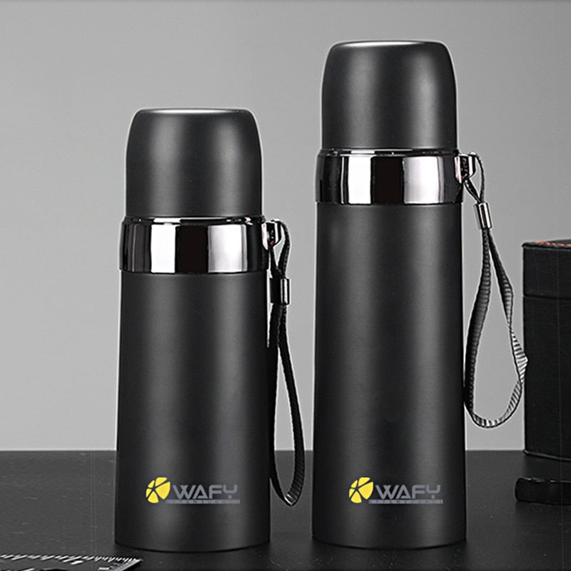 1PCS 500Ml Bullet Double-Layer Stainless Steel Vacuum Thermos Mug Coffee Mug Thermos Camouflage Vacuum Vacuum Bottle