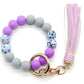 Assorted 2-Pack Multicolored Beaded Tassel Keychain