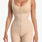Full Size Zip-Up Lace Detail Shapewear