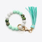 Assorted 2-Pack Multicolored Beaded Tassel Keychain