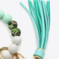 Assorted 2-Pack Multicolored Beaded Tassel Keychain
