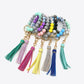 Assorted 2-Pack Multicolored Beaded Tassel Keychain
