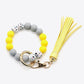 Assorted 2-Pack Multicolored Beaded Tassel Keychain