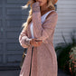 Heathered Open Front Longline Cardigan