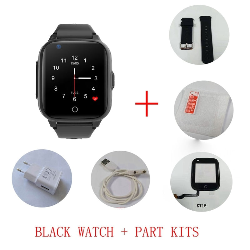 Wonlex Smart-Watches Kids Android-OS 4G Sim-Card Video Call for Gifts SmartWatch KT15 Mini Telephone GPS SOS Anti-Lost Tracker