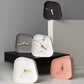 Nordic Home Decoration Accessories Geometry Shaped Cement Table Clock Desktop Decoration Mute Concrete Small Desk Clock