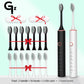 GeZhou Electric Toothbrush Sonic Toothbrush Rechargeable IPX7 Waterproof  6 Mode Travel Toothbrush with 8 Brush Head best gift