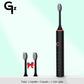 GeZhou Electric Toothbrush Sonic Toothbrush Rechargeable IPX7 Waterproof  6 Mode Travel Toothbrush with 8 Brush Head best gift