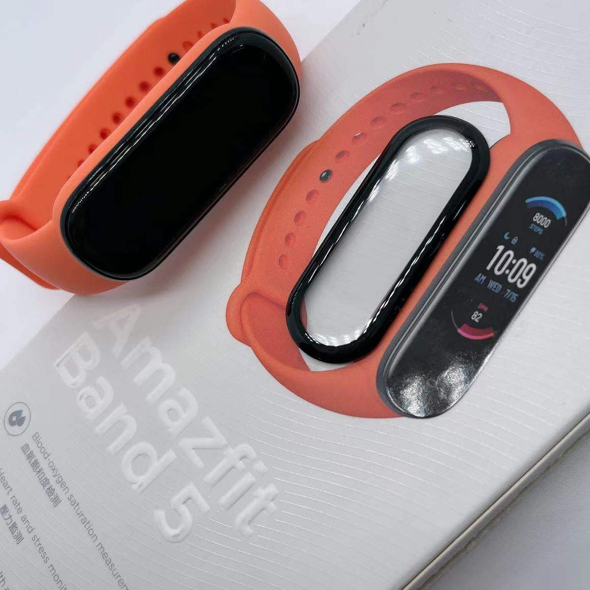 BEHUA Screen Protective Film For Huami Amazfit band 5 Clear 3D Soft Transparent Film Ultra-thin Full Cover Accessories
