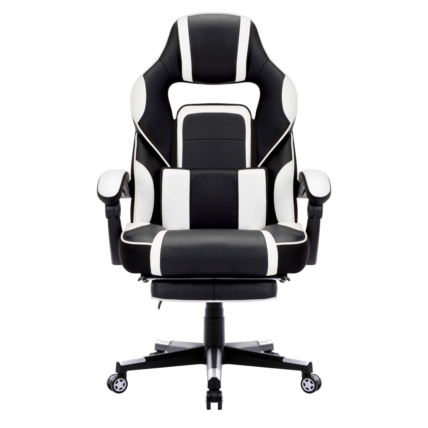 Gaming Chair Ergonomic Executive Chair for Gamers Office Chair with Folding Footrest Comfortable Lumbar Cushion for Work