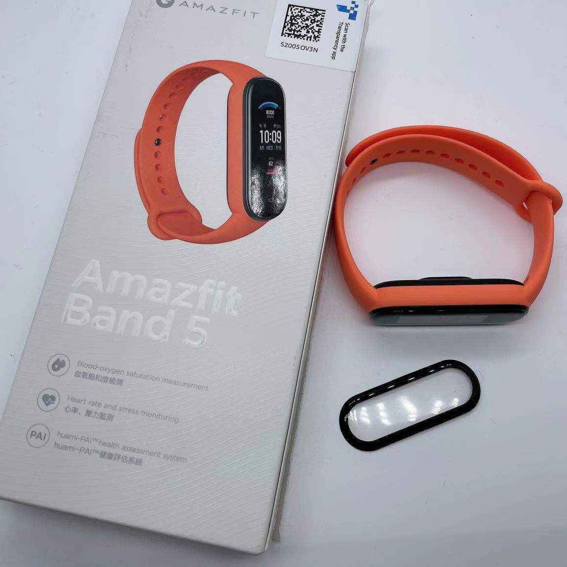 BEHUA Screen Protective Film For Huami Amazfit band 5 Clear 3D Soft Transparent Film Ultra-thin Full Cover Accessories