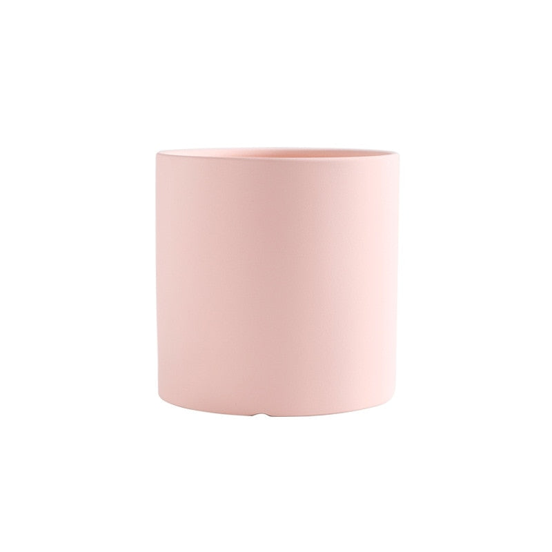 1pc European Pure Color Flower Pot Home Decoration Succulent Ceramic Flower Pot Plant Pot Garden Pots Planters