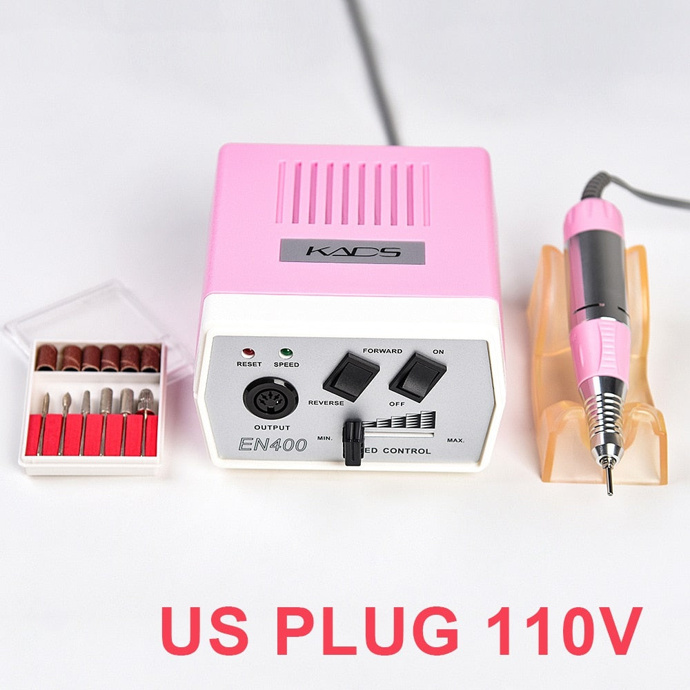 30000rpm Nail Drill Machine For Manicure Electric Nail Pedicure File 4 Colors Manicure Machine Milling Cutter Nail Drill Bits