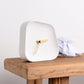 Nordic Home Decoration Accessories Geometry Shaped Cement Table Clock Desktop Decoration Mute Concrete Small Desk Clock