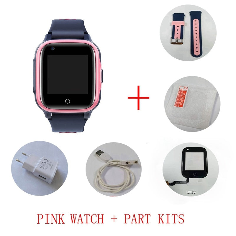 Wonlex Smart-Watches Kids Android-OS 4G Sim-Card Video Call for Gifts SmartWatch KT15 Mini Telephone GPS SOS Anti-Lost Tracker
