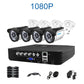 Smar 4CH 1080N 5 in 1 AHD DVR Kit CCTV System 4PCS 720P/1080P IR AHD Camera Outdoor Waterproof Security Surveillance Set XMeye