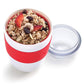 JOIE Portable Breakfast Cup Multifunction Oatmeal Cup Cereal BPA Free PP Nut Yogurt Mug Snack Cup With Lid Spoon Food Container