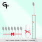 GeZhou Electric Toothbrush Sonic Toothbrush Rechargeable IPX7 Waterproof  6 Mode Travel Toothbrush with 8 Brush Head best gift