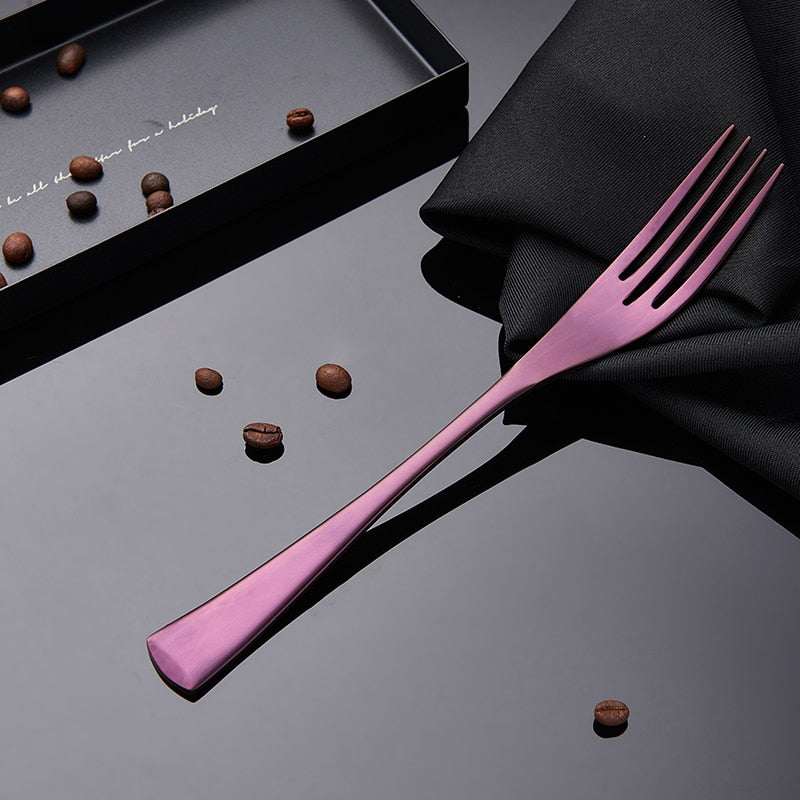 Cutlery Stainless Steel Cutlery Tableware Forks Knives Spoons Luxury Kitchen Knife Fork Spoon Set Cutlery Tableware Dinnerware
