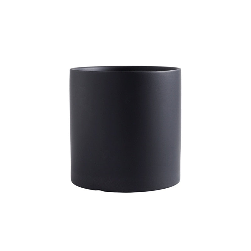 1pc European Pure Color Flower Pot Home Decoration Succulent Ceramic Flower Pot Plant Pot Garden Pots Planters
