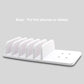 Multiple USB Phone Charger Mushroom Night Lamp Charging 5 Ports Station Stand Dock QC 3.0 Quick Charger for Mobile Tablet
