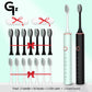 GeZhou Electric Toothbrush Sonic Toothbrush Rechargeable IPX7 Waterproof  6 Mode Travel Toothbrush with 8 Brush Head best gift