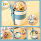 JOIE Portable Breakfast Cup Multifunction Oatmeal Cup Cereal BPA Free PP Nut Yogurt Mug Snack Cup With Lid Spoon Food Container