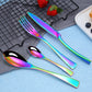 Cutlery Stainless Steel Cutlery Tableware Forks Knives Spoons Luxury Kitchen Knife Fork Spoon Set Cutlery Tableware Dinnerware