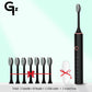 GeZhou Electric Toothbrush Sonic Toothbrush Rechargeable IPX7 Waterproof  6 Mode Travel Toothbrush with 8 Brush Head best gift