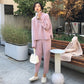 Casual Sweater Pants Knitted 2 Pieces Set Turtleneck Pullovers & Elastic Waist Pants Women Sweater Sets 2020 Autumn Knitted Set