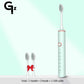 GeZhou Electric Toothbrush Sonic Toothbrush Rechargeable IPX7 Waterproof  6 Mode Travel Toothbrush with 8 Brush Head best gift