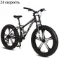 wolf&#39;s fang Bicycle 26 inch 24 speed  Fat Mountain Bike road bikes mtb Man fat bike bmx Spring Fork bicycle Free shipping