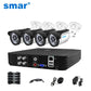 Smar 4CH 1080N 5 in 1 AHD DVR Kit CCTV System 4PCS 720P/1080P IR AHD Camera Outdoor Waterproof Security Surveillance Set XMeye
