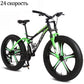 wolf&#39;s fang Bicycle 26 inch 24 speed  Fat Mountain Bike road bikes mtb Man fat bike bmx Spring Fork bicycle Free shipping