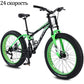 wolf&#39;s fang Bicycle 26 inch 24 speed  Fat Mountain Bike road bikes mtb Man fat bike bmx Spring Fork bicycle Free shipping