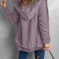 Button Front Hooded Cardigan with Pockets