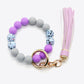 Assorted 2-Pack Multicolored Beaded Tassel Keychain