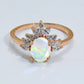 Best Of Me 925 Sterling Silver Opal Ring