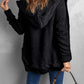 Button Front Hooded Cardigan with Pockets